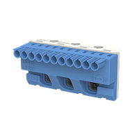 Клеммник самозажимной ZK113B N 11x1,5-4+3x25 для щитов UK600, Mistral