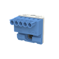 Клеммник самозажимной ZK51B N 5x1,5-4+1x25 для щитов UK600, Mistral