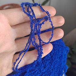 Пряжа букле Pool Trend art Baby B4 80%бейби альпака 20% полиамид 400м 100г цвет василек с черной основой