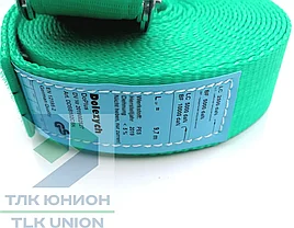 Стяжной ремень DoPlus, LC 2500/5000 daN, двойные крюки, 50мм, 10м, Dolezych DDSB102CBK, фото 2