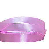 Лента атласная, 1,5 см*23 м, розово-лиловый