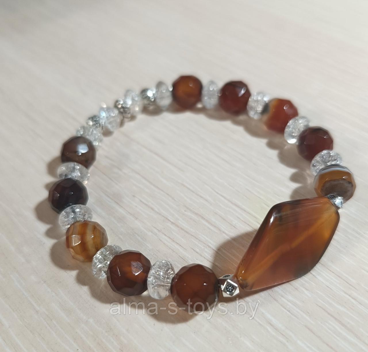 Браслет из сардоникса