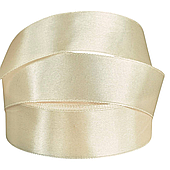 Лента атласная, 25 мм*23 м, шампань