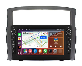 Штатная магнитола Mitsubishi Pajero 4 2006-2024 (без Rockford) Canbox Android 10 (4G-SIM, 4/64, DSP)