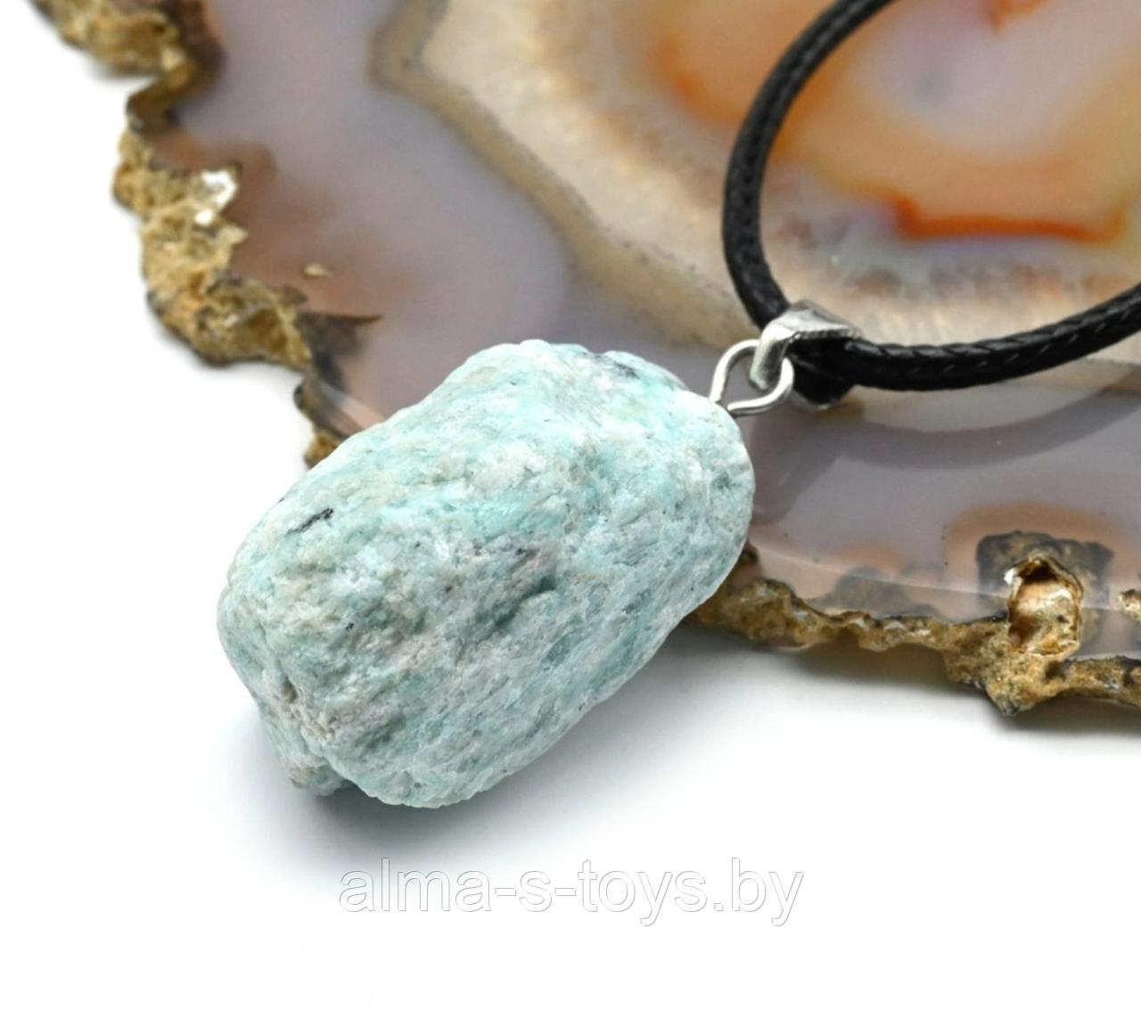 Подвеска из натурального амазонита