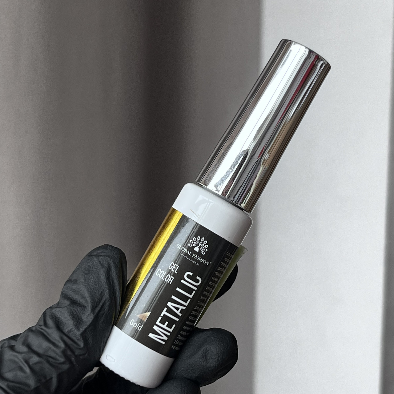 Гель-краска GF Metallic золото (с кистью), 10 мл