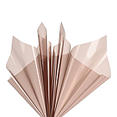 Пленка глянцевая полупрозрачная, 57*57 см, 20 л./уп., 50 мкм, коричневый