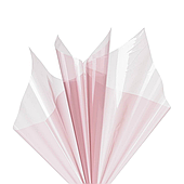 Пленка глянцевая полупрозрачная, 57*57 см, 20 л./уп., 50 мкм, нежно-розовый