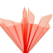 Пленка глянцевая полупрозрачная, 57*57 см, 20 л./уп., 50 мкм, красный