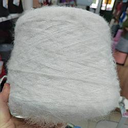 Пряжа Linsieme art 719 25% вспуш меринос,12%мохер,63%полиамид 450м/100г белый(в2 нити)