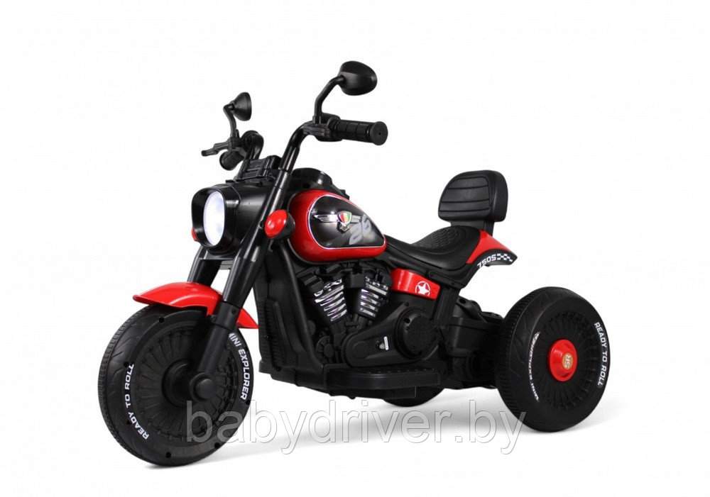 Детский электромотоцикл RiverToys G500GG (красный)
