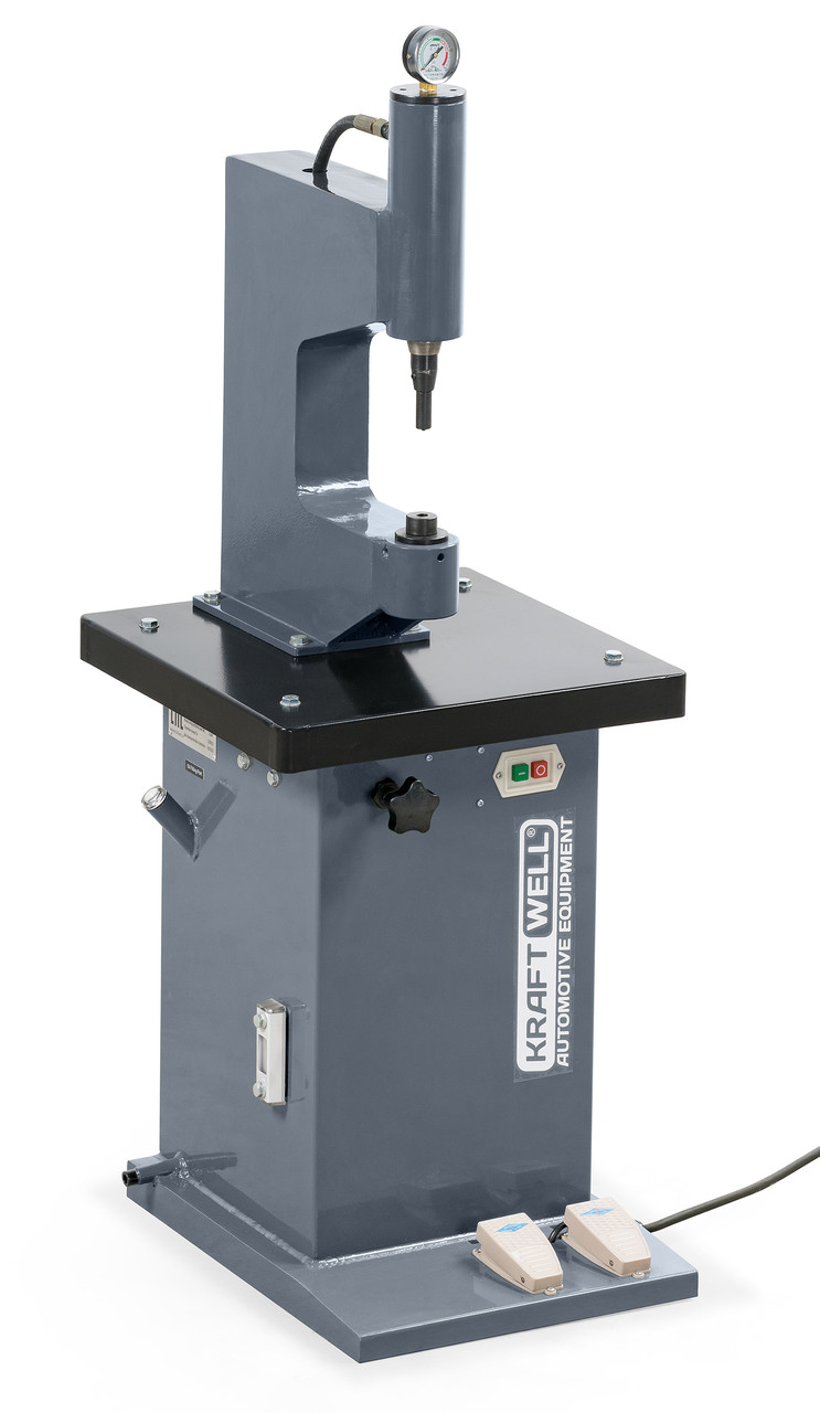 KraftWell KRW300E Станок для наклепки тормозных накладок (электро), фото 1