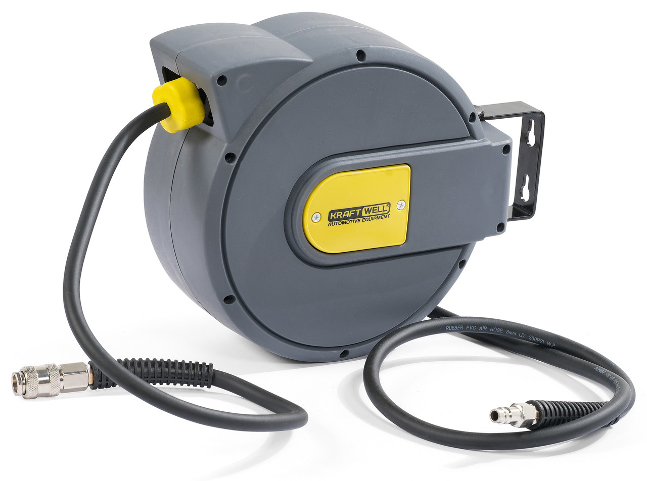 KraftWell KRW1731.C6 Катушка со шлангом 10 м.,8х12 мм., 20 бар, фото 1
