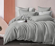 Комплект постельного белья 1,5 сп. Сатин Luxor диз. 16-0000 Светлый графит (N)