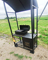 Комплекс 4 в 1 "Летняя кухня - смол" Сталь 5 мм