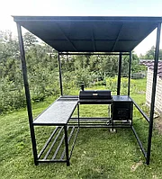 Комплекс 4 в 1 "Летняя кухня - 2" Сталь 5 мм