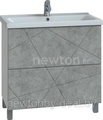 Vigo Тумба под умывальник Geometry 800-0-2 бетон (Neo) - фото 1 - id-p240057732