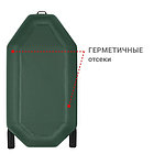 Надувная лодка Фрегат М-11 Оптима (240 см) Зеленый, фото 3