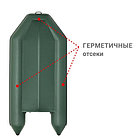 Надувная лодка Фрегат 300 ЕК с килем Зеленый, фото 3
