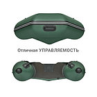 Надувная лодка Фрегат 300 ЕК с килем Зеленый, фото 4