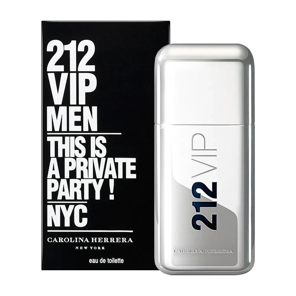 Мужская туалетная вода Carolina Herrera - 212 Vip Men Edt 100ml (Lux Europe)