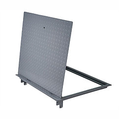 Люк металлический Погребок Техно с амортизаторами