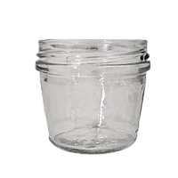 105 СТЕКЛЯННАЯ БАНКА ПРЯМАЯ НОВАЯ 105МЛ ТВИСТ  (ТО-63)