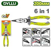 Длинногубцы комбинированные 200мм DYLLU DTPL2778