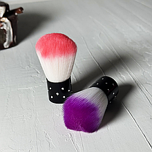 Кисть-сметка для пыли T&H  розовая , фиолетовая