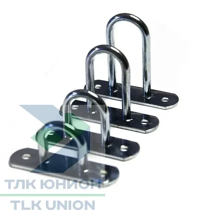 Скоба бортовая оцинкованная, h-45 мм, Bozamet 07.45, фото 2