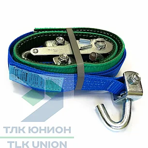 Стяжной ремень для автовоза DoZurr 3000, 1500 daN, 35мм, 2,8м, Dolezych DDRA2H1BZN, фото 2