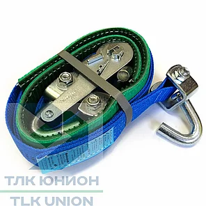 Стяжной ремень для автовоза DoZurr 3000, 1500 daN, 35мм, 2,8м, Dolezych DDRA2H1BZN, фото 2