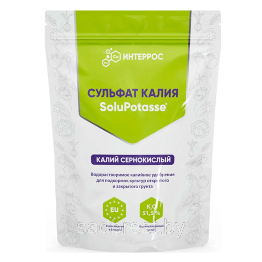 Удобрение Калий сернокислый сульфат калия, 1 кг