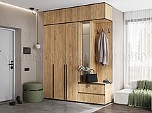 Прихожая Норд 4 изумруд-дуб крафт, фото 2