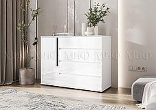 Комод Норд 1 дв. 4 ящика кашемир-крафт белый, фото 2