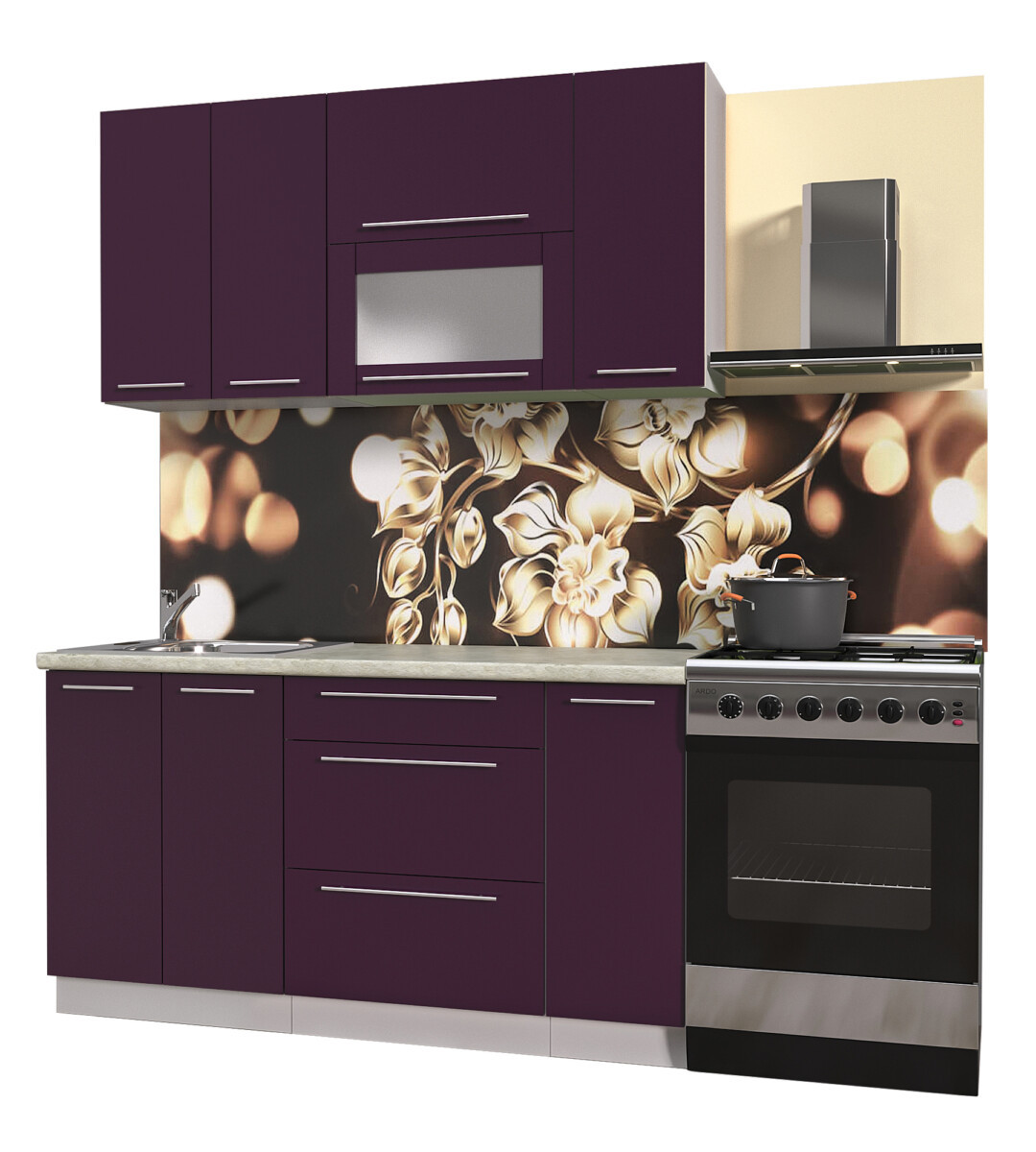 Кухня Мила Пластик 1,5В