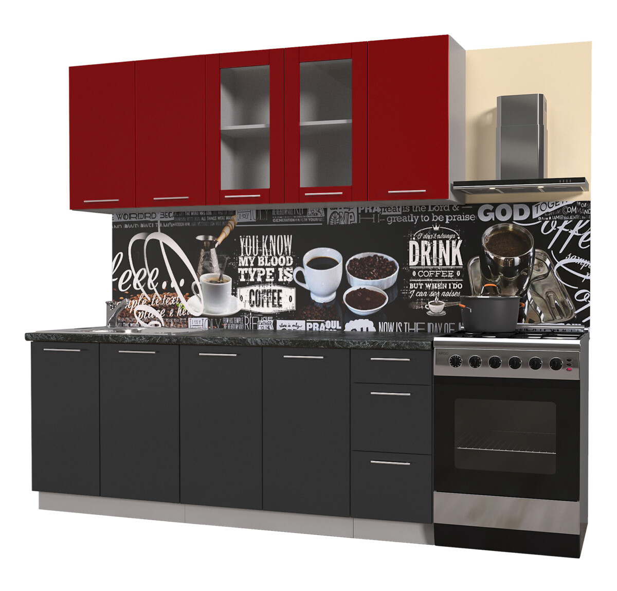 Кухня Мила Пластик 2,0Б