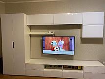 Гостиная Лия 2 со шкафом сонома/белый глянец, фото 3