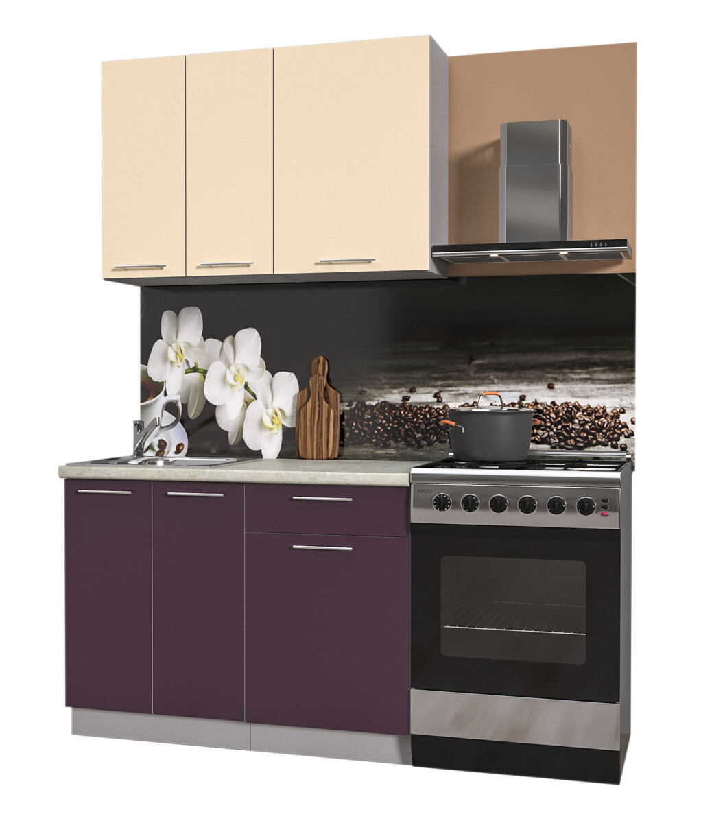 Кухня Мила Пластик 1,1А