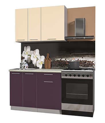 Кухня Мила Пластик 1,1А, фото 2