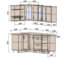 Угловая кухня Мила Крафт 1,2х1,9, фото 2
