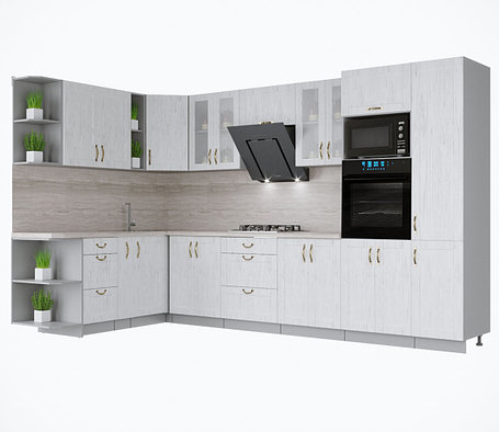 Угловая кухня Мила Крафт 1,88х3,4 ВТ, фото 2