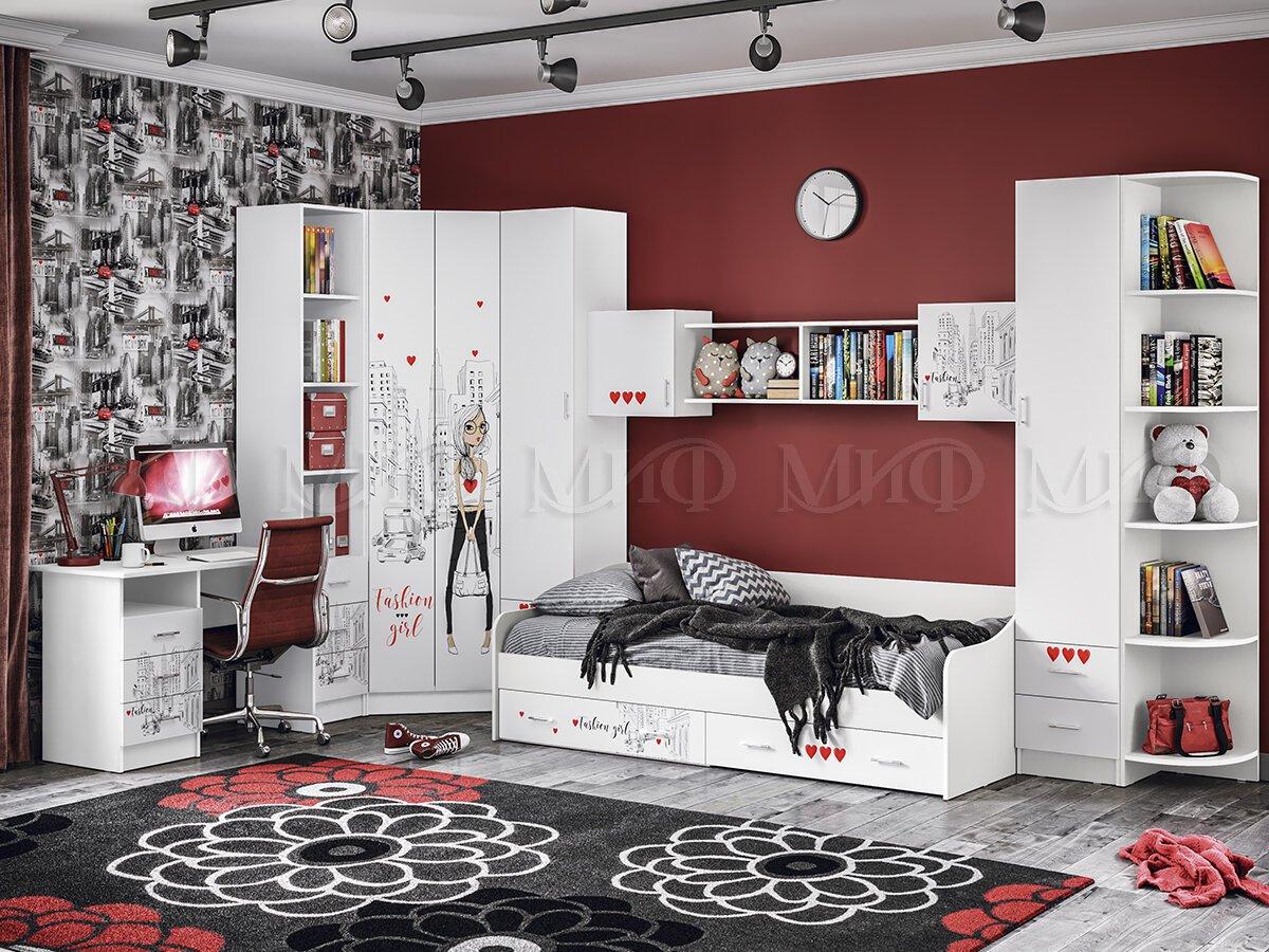 Детская комната Вега NEW Girl белый