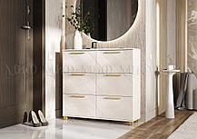 Тумба для обуви (обувница) Ирис белая, фото 2