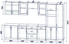 Кухня Мила Крафт 3,4ВТ, фото 2