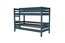 Двухъярусная кровать Джуниор массив сосны сапфир, фото 2