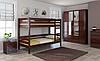 Двухъярусная кровать Джуниор массив сосны сапфир, фото 2