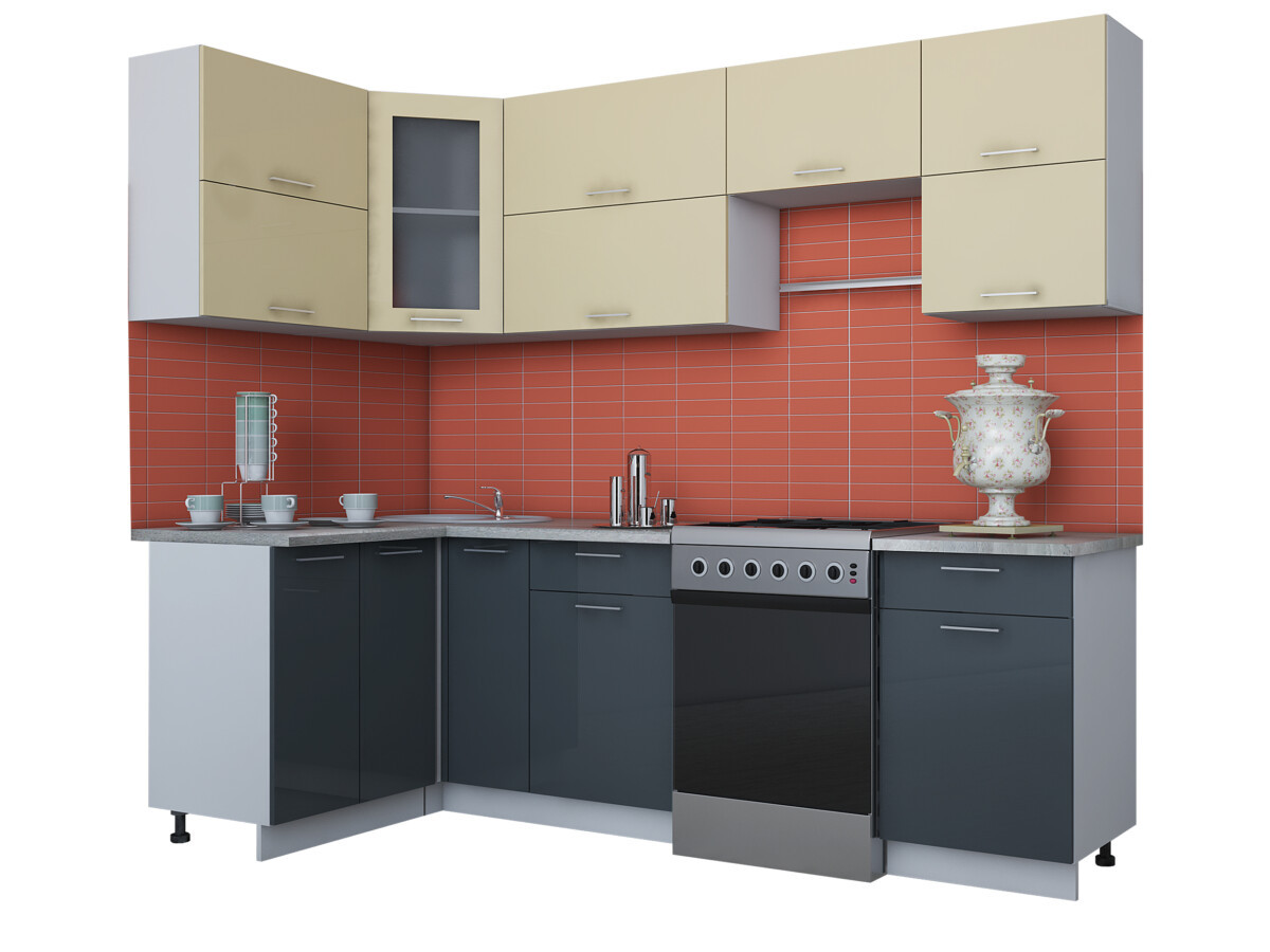 Кухня Мила Глосс 60-12х2,5