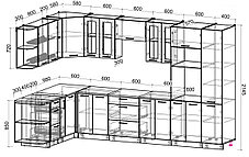 Кухня Мила Глосс 1,88х3,4ВТ, фото 3