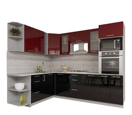 Кухня Мила Глосс 1,88х2,6ВТ, фото 2